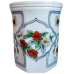 11oz Tea Cup w/Lid & Strainer - Octagon Shape (Made in Taiwan)
