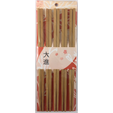 5-pair 9.5" Bamboo Chopsticks - Carbonized