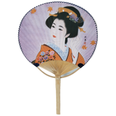 Japanese Uchiwa Fan - Geisha