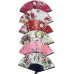 Hand Fan/ Floral Design - Assorted Colors 