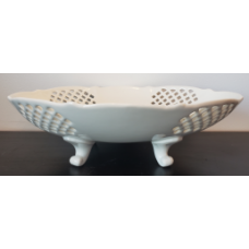 10"x7.5" Oval Footed Plate