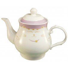Purple Cat 30 Oz Tea Pot