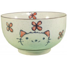 6" Japanese Bowl w/Cat design