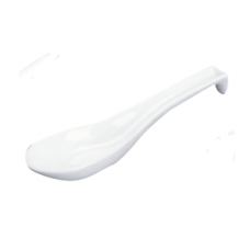 White Porcelain 5 1/2" Spoon 
