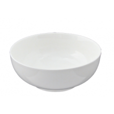 White Porcelain Bowl 8" D x 3.75" H