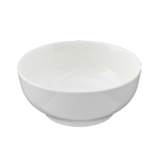 White Porcelain Bowl 7.25" D x 3.25" H