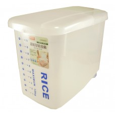 22lbs  Plastic Rice Container with Wheel