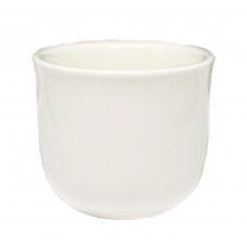 2" D X1.38" H White Porcelain Sake Cup 
