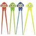 Training Chopsticks 7"L - Red Monkey