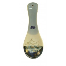 Spoon Rest with San Diego, Seagulls & Boats Design
