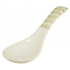 Spoon with Green Striped Handle