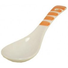 Spoon with Orange Striped Handle