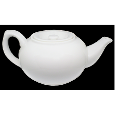 3.62" H Tea Pot - White Porcelain