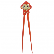 Training Chopsticks 7"L - Red Monkey