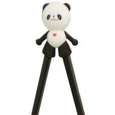Training Chopsticks 7"L - White Panda